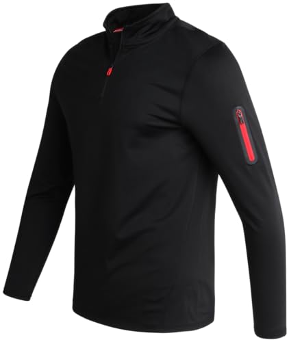 Spyder Mens Mock Neck Sweatshirt - 1/4 Zip Athletic Performance